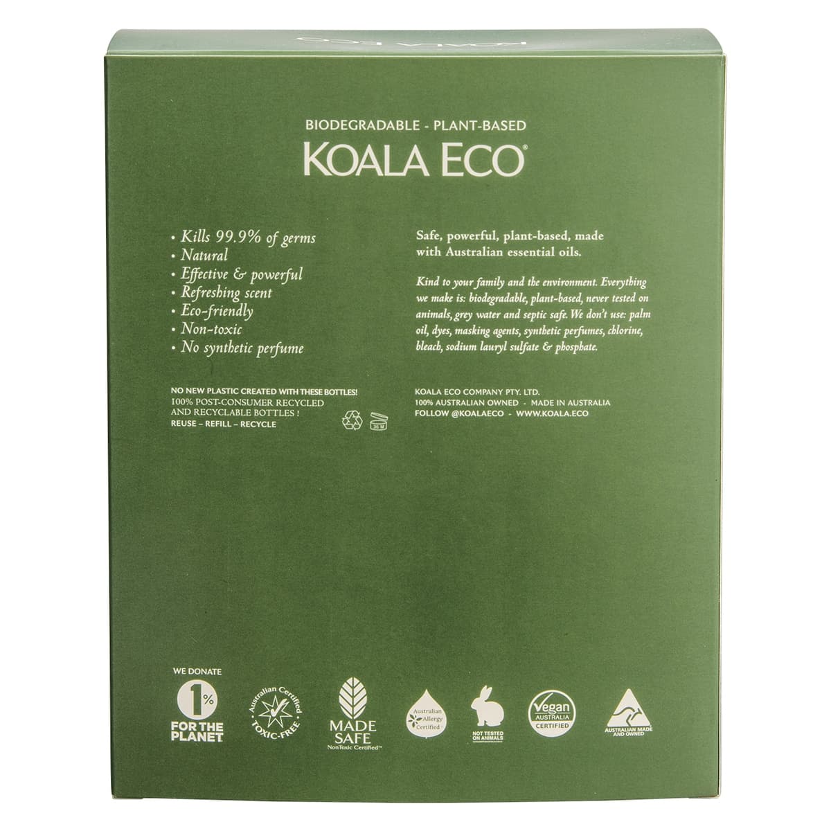 Thumbnail Koala Eco Hand & Body Gift Pack Lemon Eucalyptus Rosemary 2 x 500ml