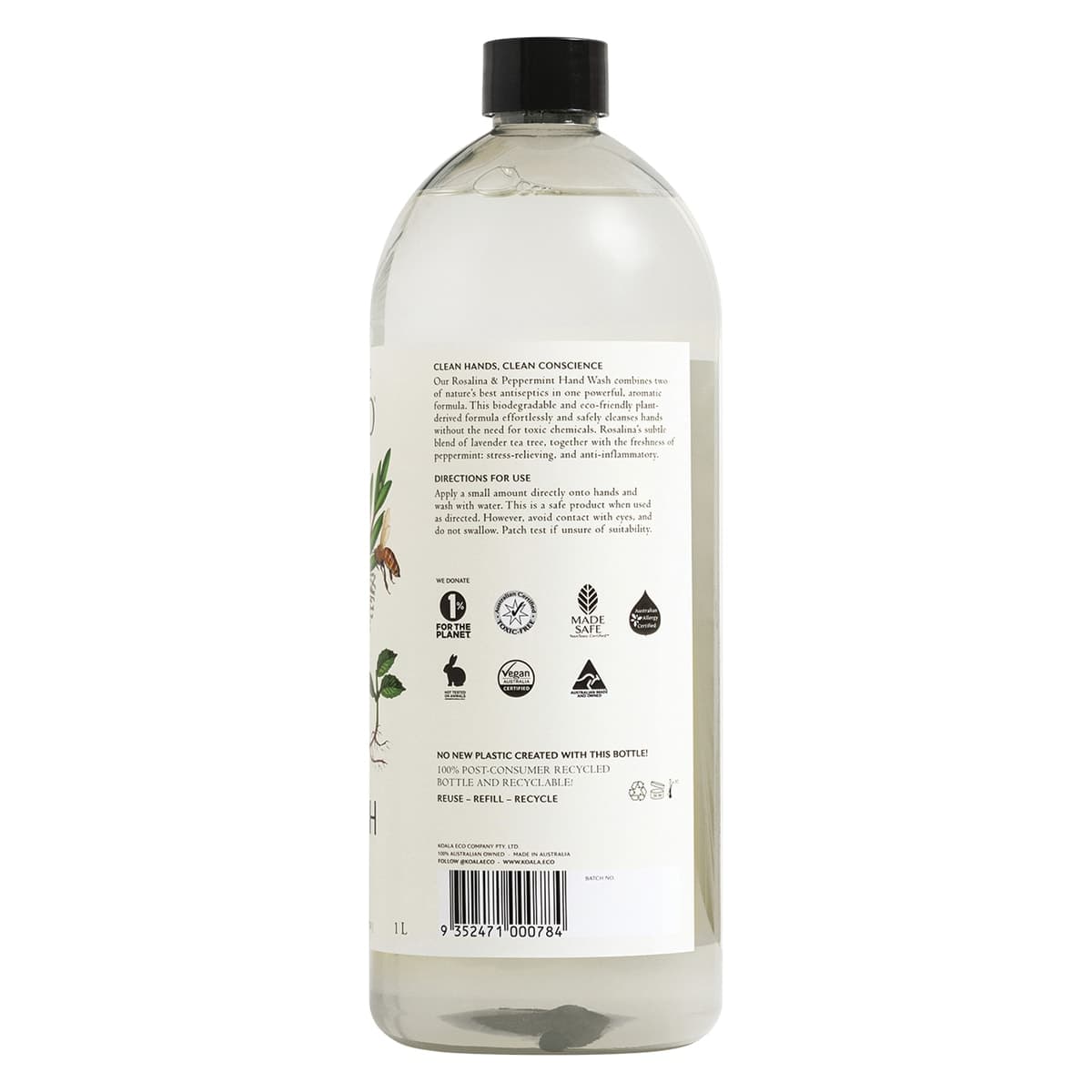 Thumbnail Koala Eco Hand Wash Rosalina & Peppermint 1L