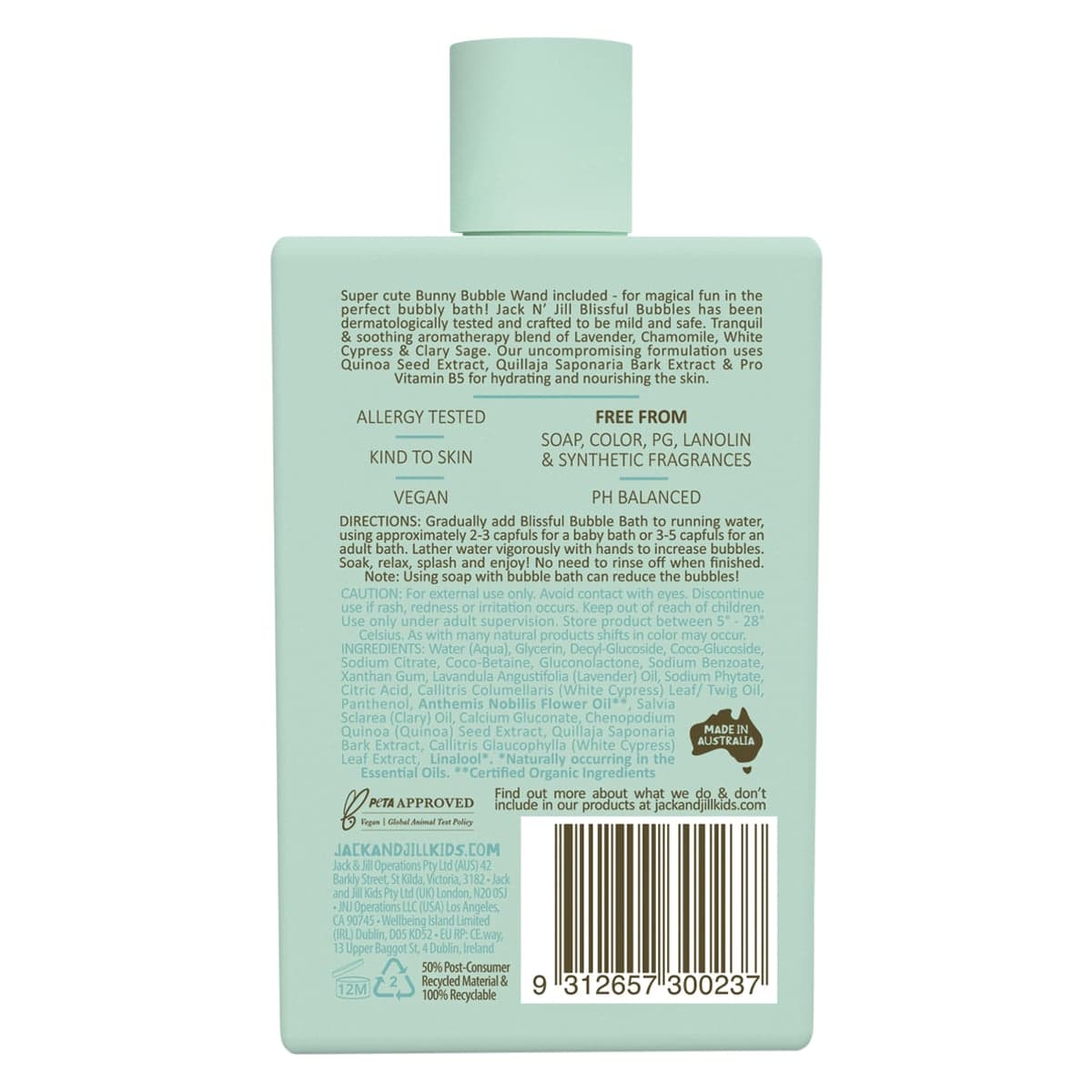 Thumbnail Jack n Jill Baby Bubble Bath with Bubble Wand 300ml