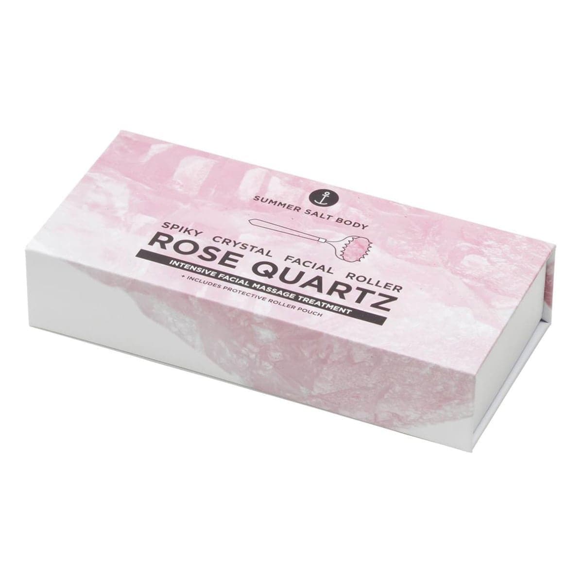 Thumbnail SUMMER SALT BODY Spiky Crystal Facial Roller Rose Quartz