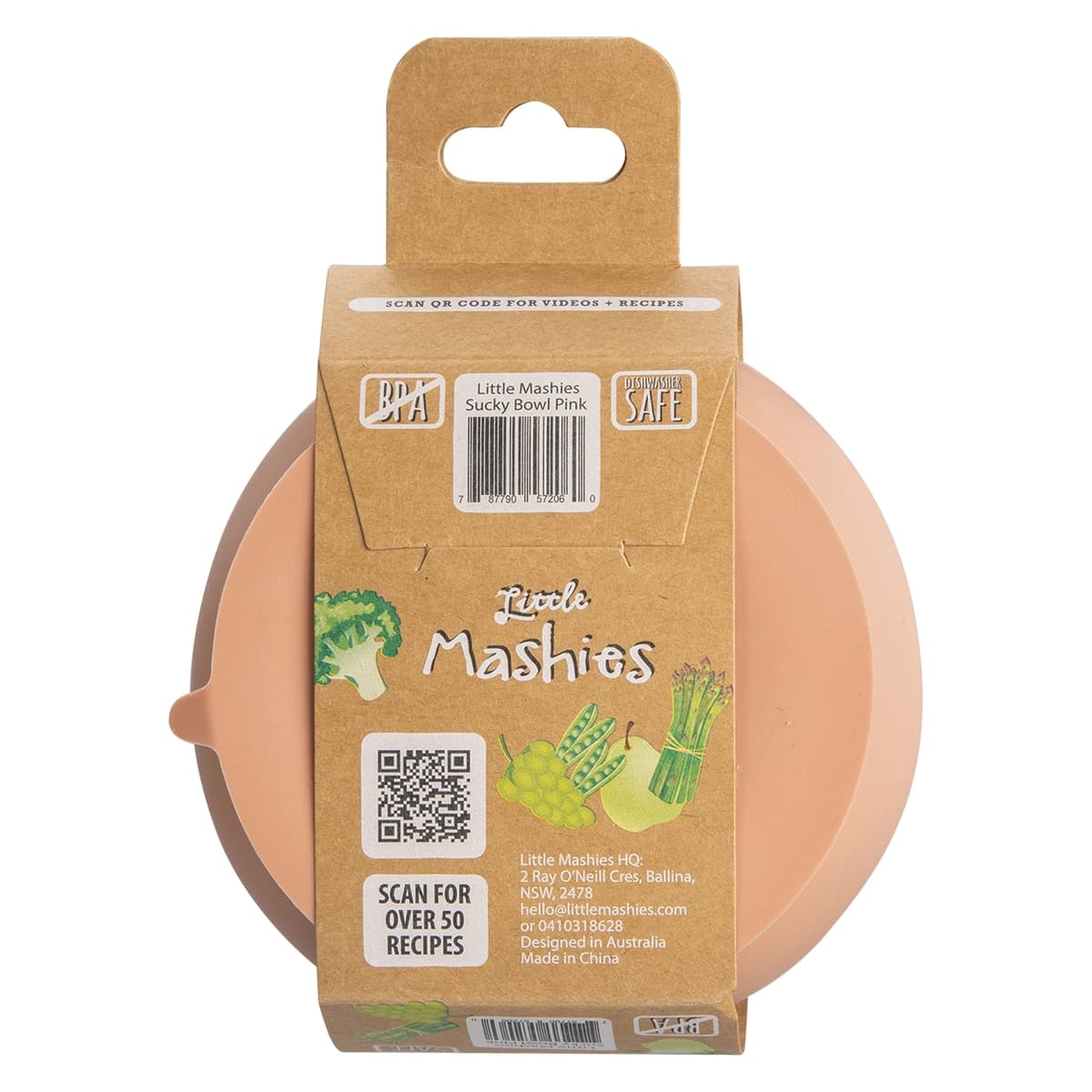 Thumbnail Little Mashies Silicone Sucky Bowl Blush Pink