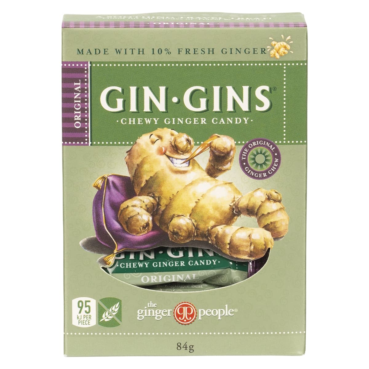 Thumbnail The Ginger People Gin Gins Original Ginger Chews 84g