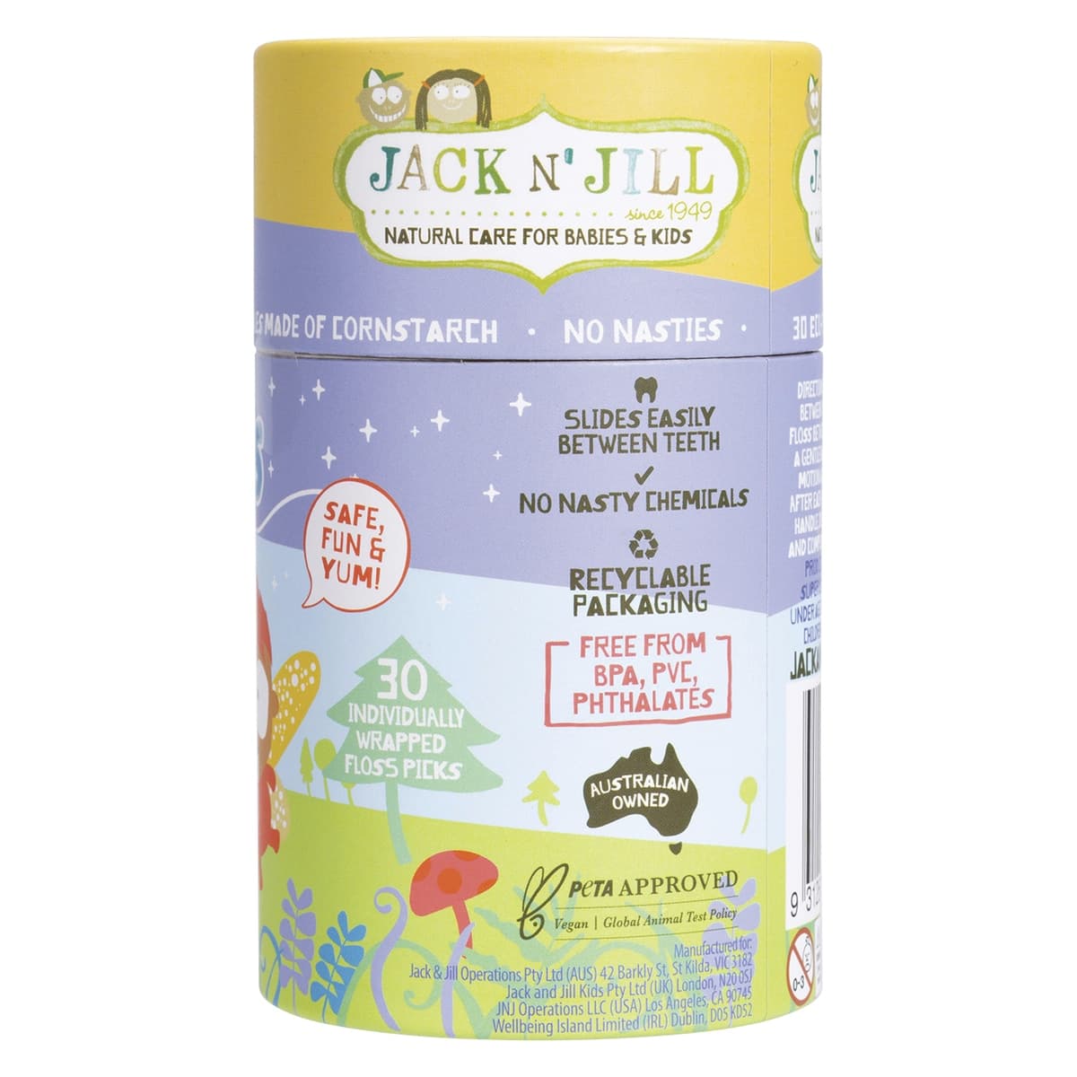 Thumbnail Jack n Jill Fairy Floss Picks 30 Pack
