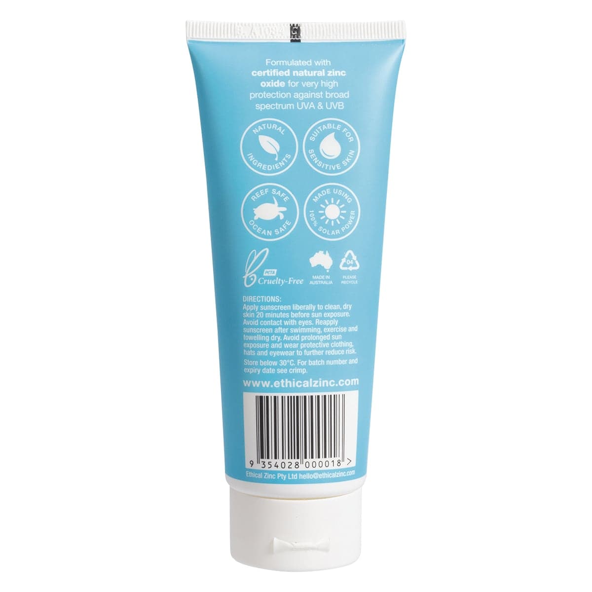 Thumbnail Ethical Zinc Natural Clear Zinc Sunscreen SPF50 100g