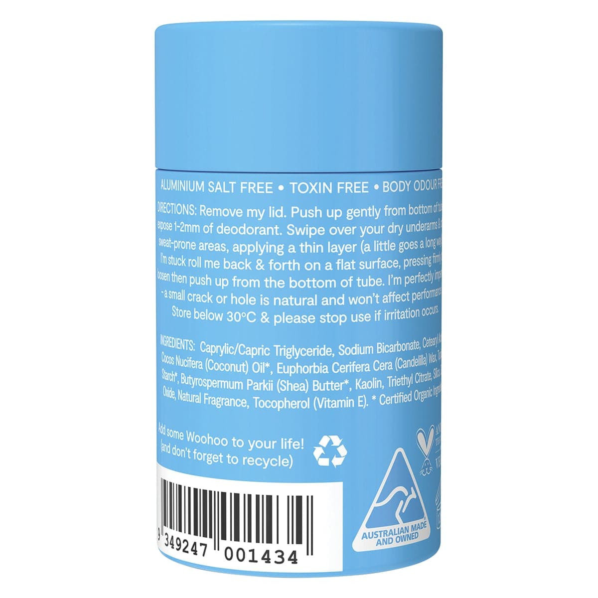 Thumbnail Woohoo Body Deodorant & Anti-Chafe Stick Surf 60g