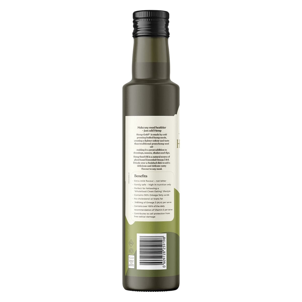 Thumbnail Hemp Foods Australia Organic Hemp Gold Seed Oil 500ml