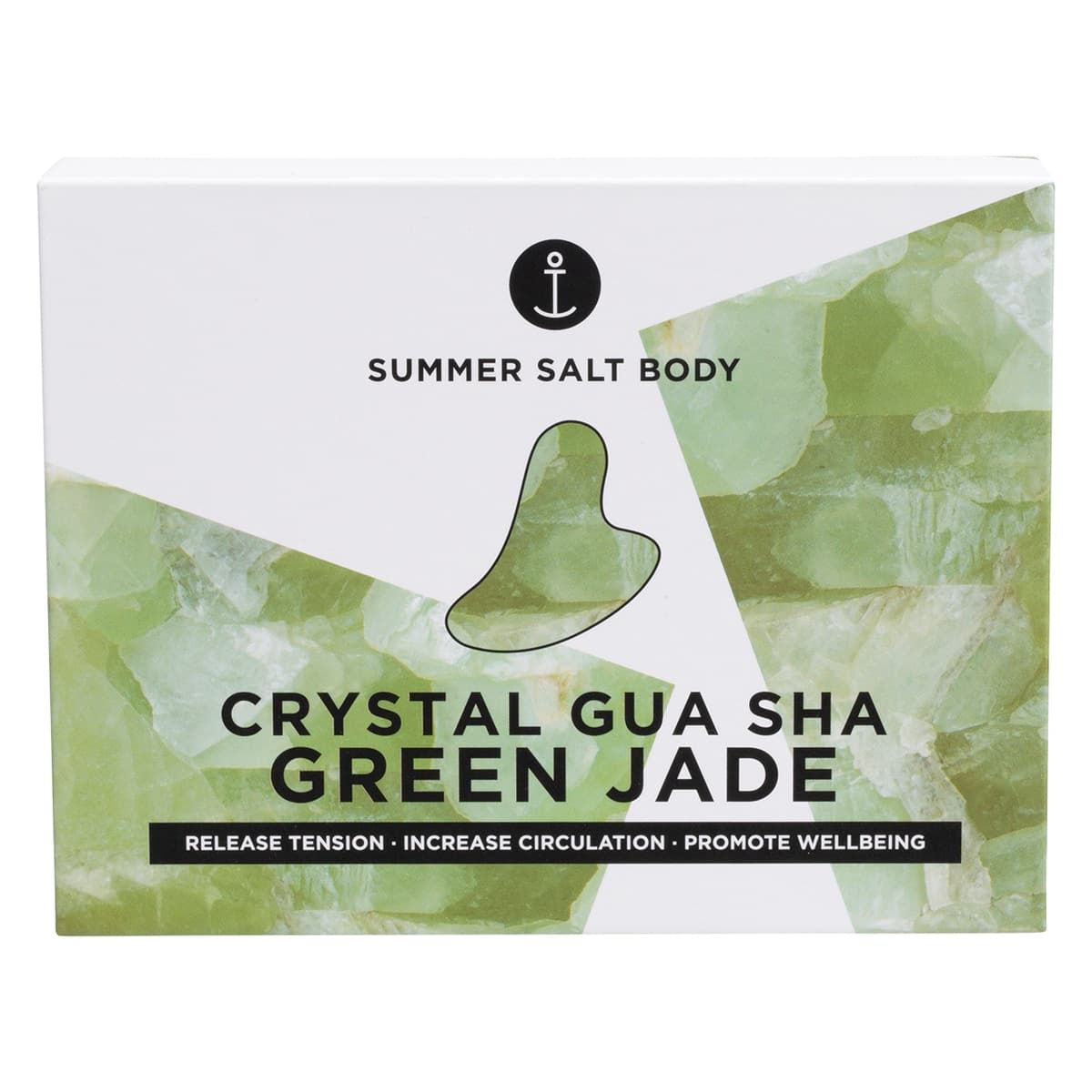 Thumbnail SUMMER SALT BODY Crystal Gua Sha Green Jade 1 Pack