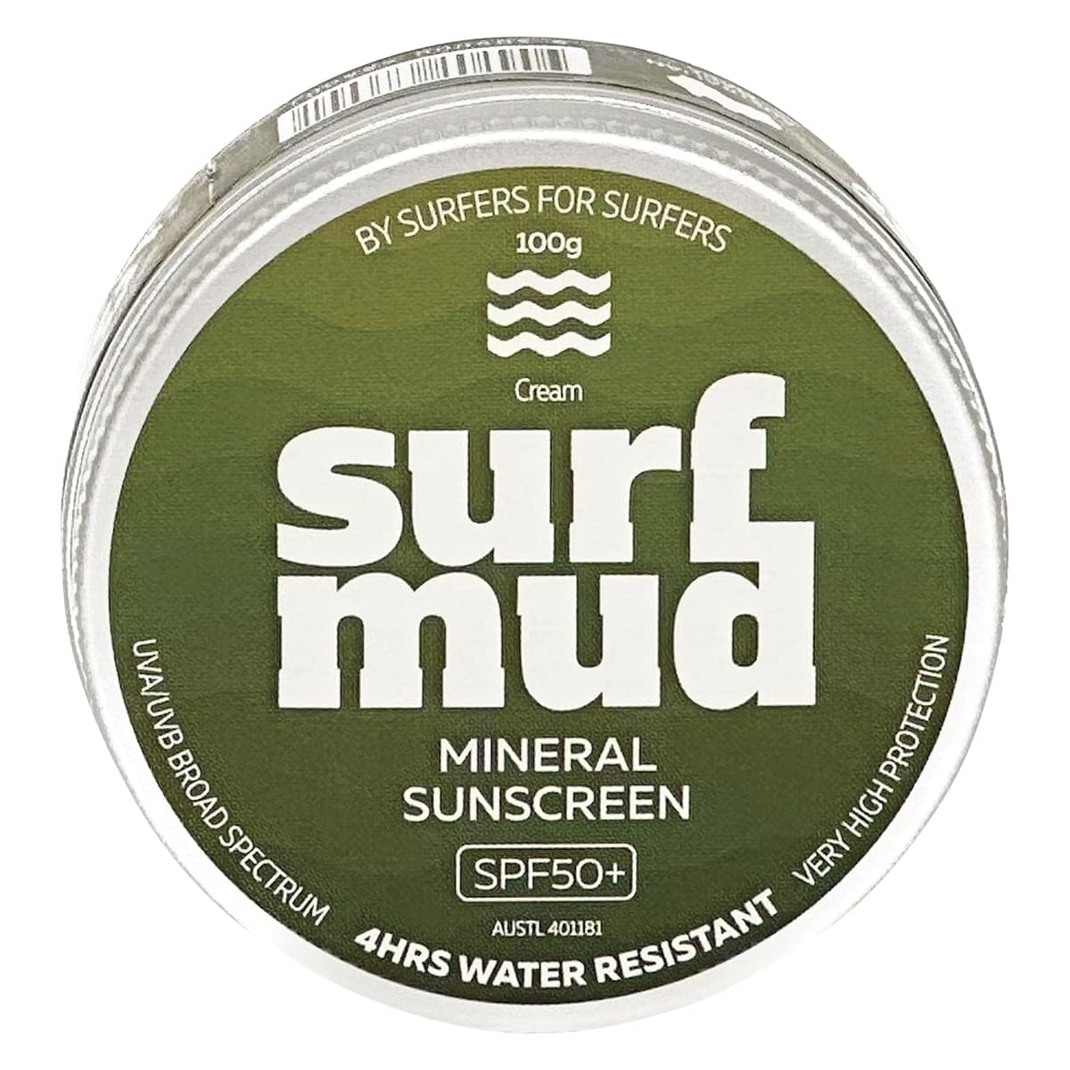 Thumbnail Surfmud Cream Mineral Sunscreen SPF 50+ 100g