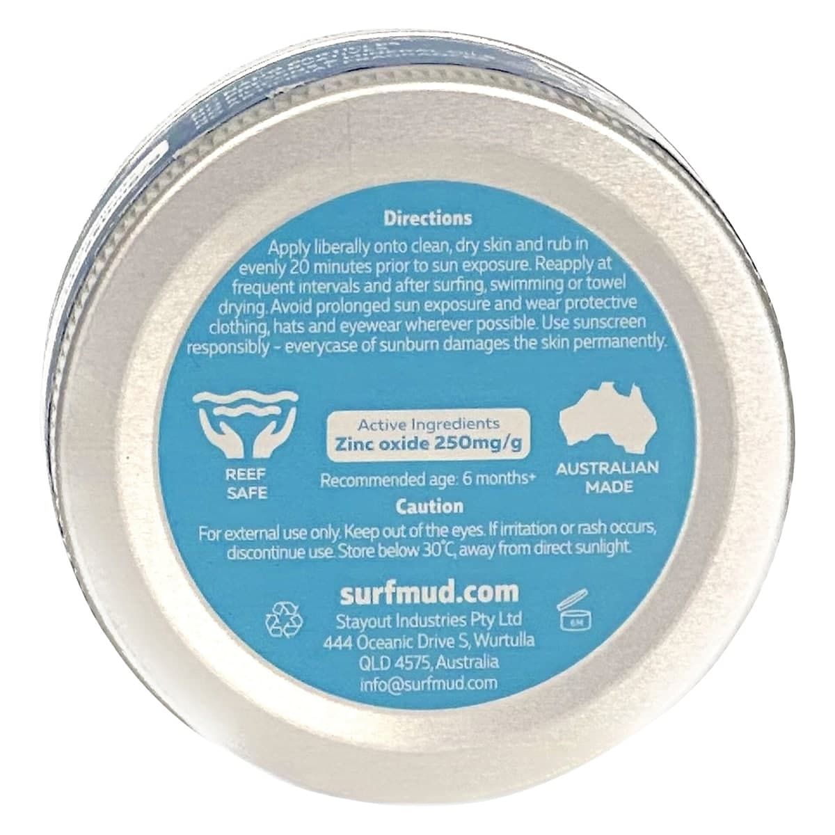 Thumbnail SurfMud Surfbaby Natural Sunscreen SPF30 Tin 100g