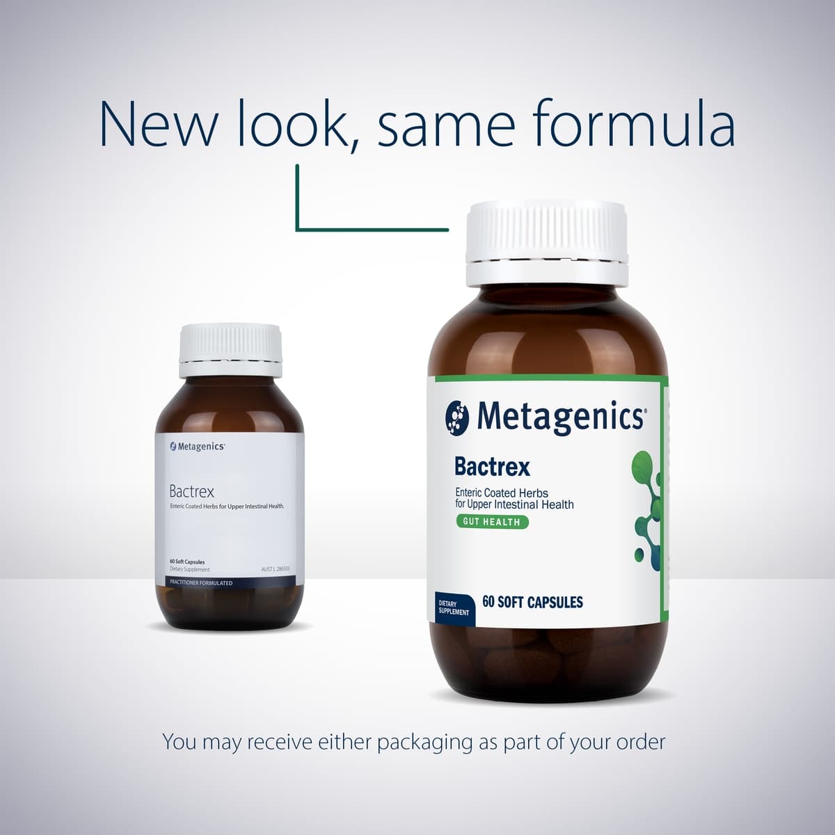 Thumbnail Metagenics Bactrex 60 Capsules