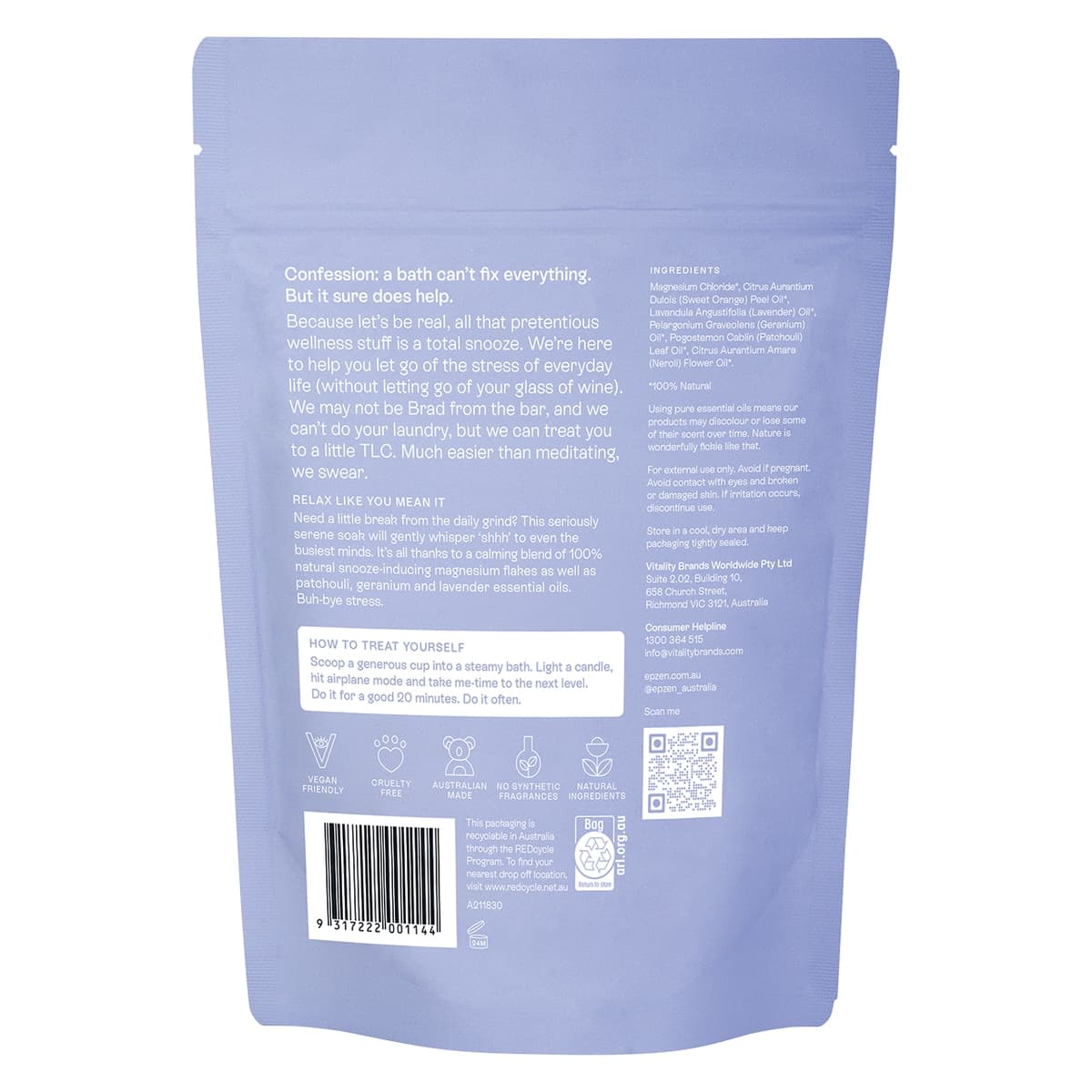 Thumbnail Epzen Calm Soak Magnesium Bath Flakes 500g