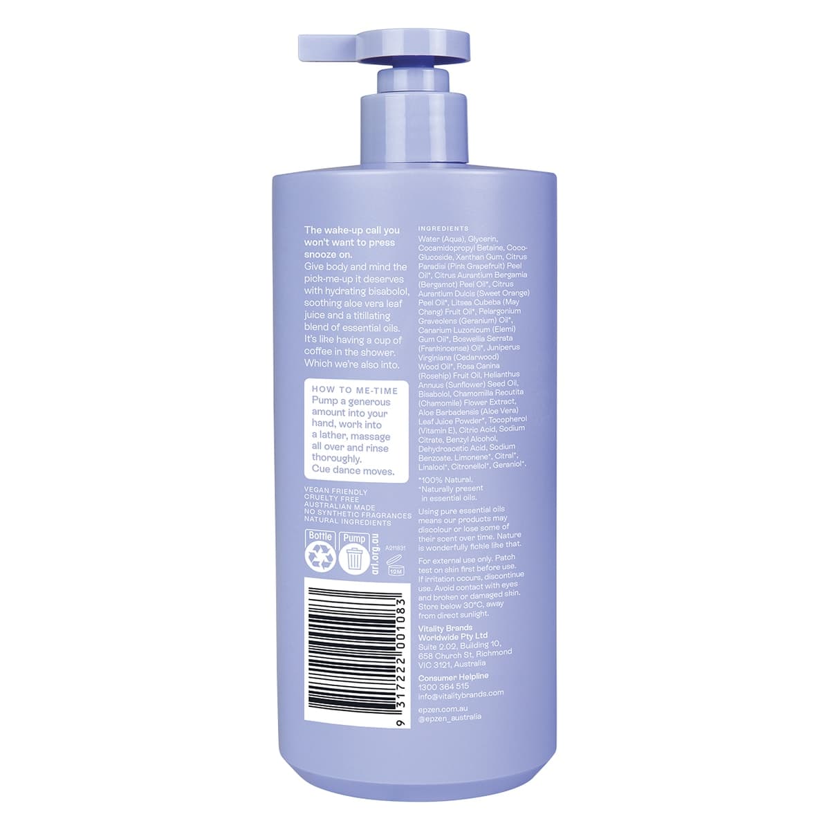 Thumbnail Epzen Invigorating Awaken Cleanse Body Wash 750ml