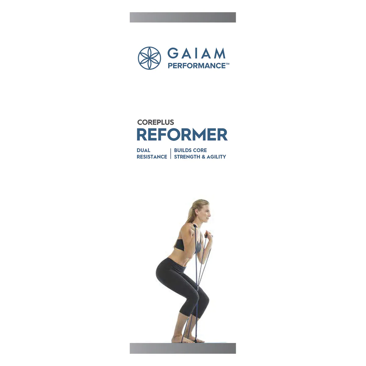Thumbnail Gaiam Reformer Pilates 4-Loop Design and Multiple Grips
