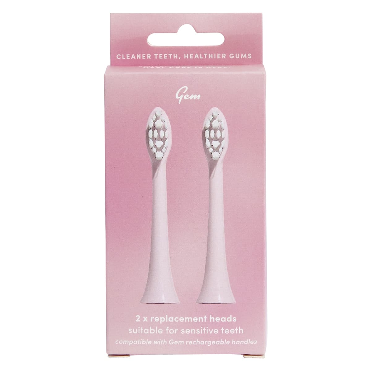 Thumbnail Gem Electric Toothbrush Replacement Heads Coconut 2 Pack