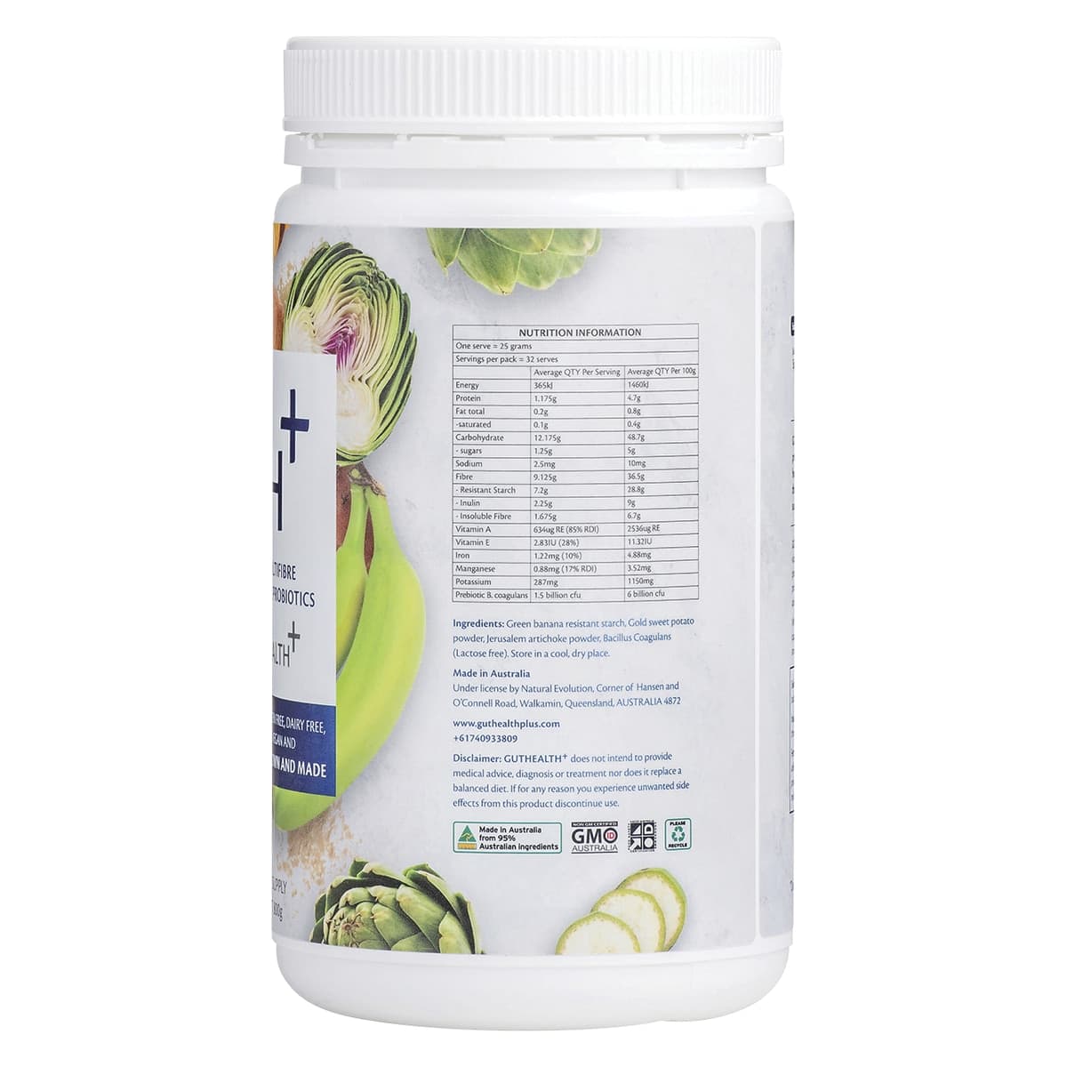 Thumbnail Natural Evolution GH+ 3-In-1 Multifibre Prebiotics + Probiotics 800g