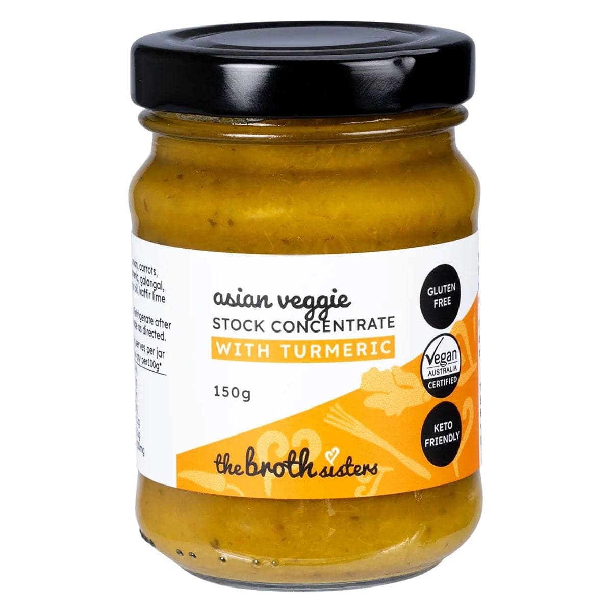 Thumbnail The Broth Sisters Asian Veggie Stock Concentrate with Turmeric 150g