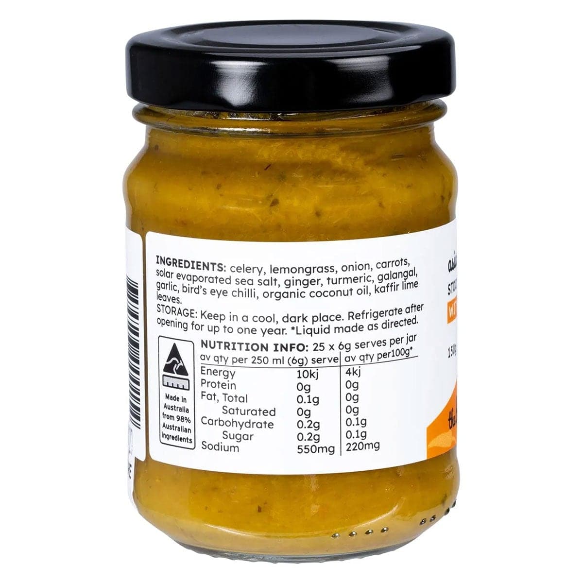 Thumbnail The Broth Sisters Asian Veggie Stock Concentrate with Turmeric 150g