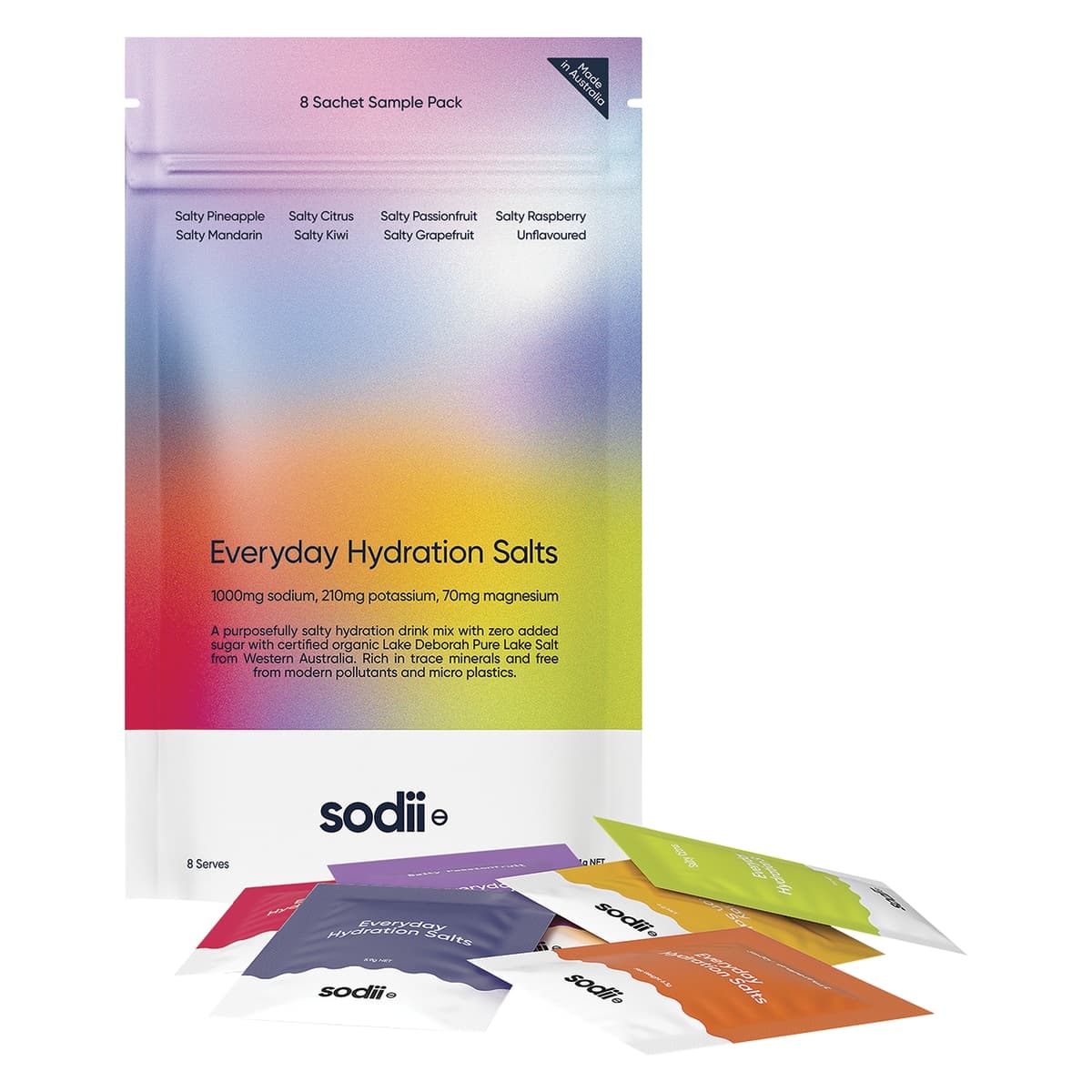 Thumbnail Sodii Everyday Hydration Salts Mixed Flavour 6 Pack