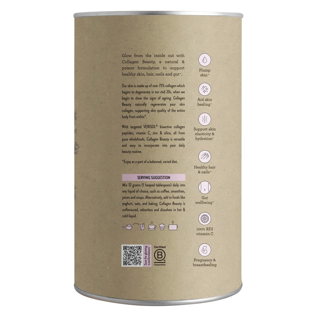 Thumbnail Nutra Naturals Collagen Beauty Powder Unflavoured 450g