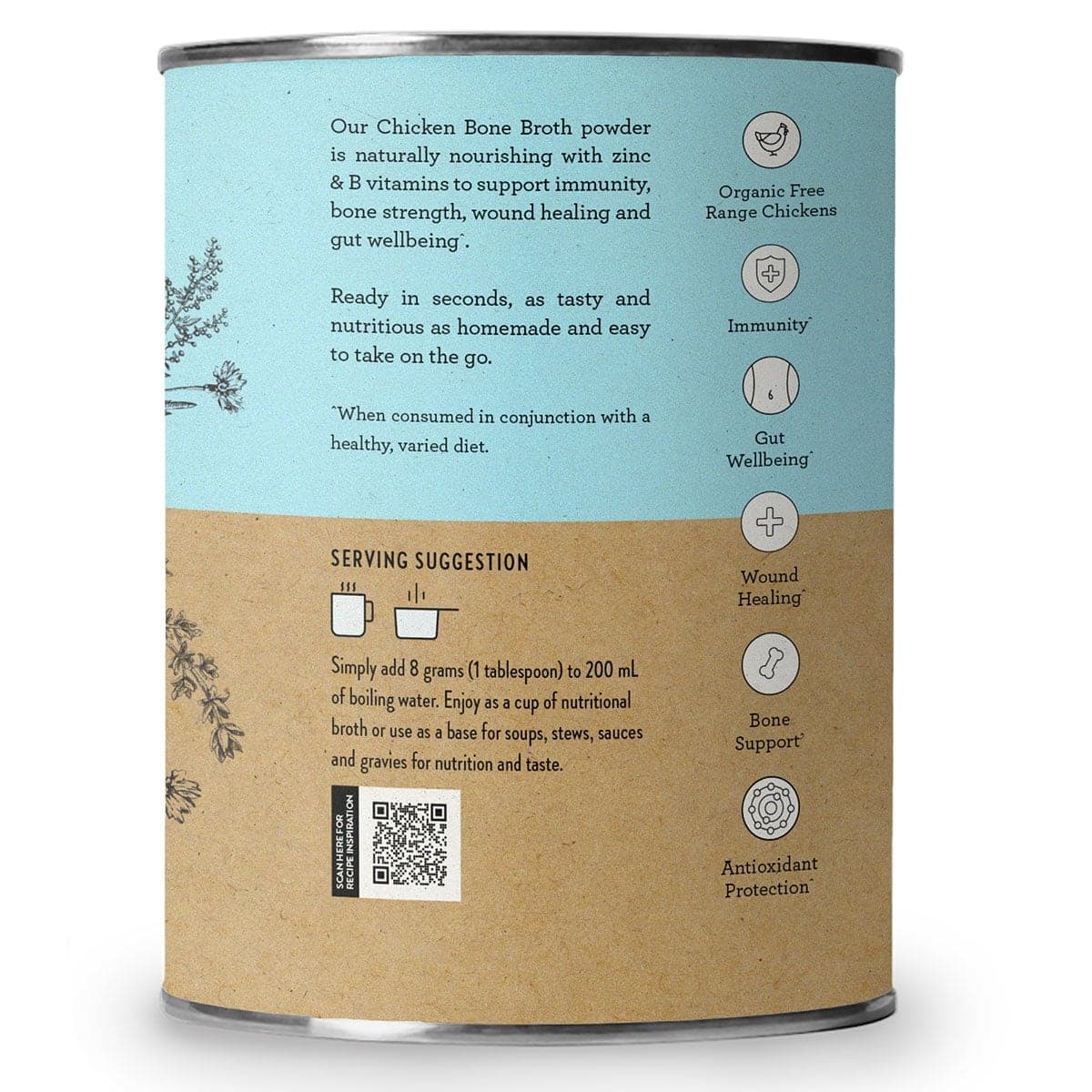 Thumbnail Nutra Naturals Chicken Bone Broth Powder Homestyle Original 125g