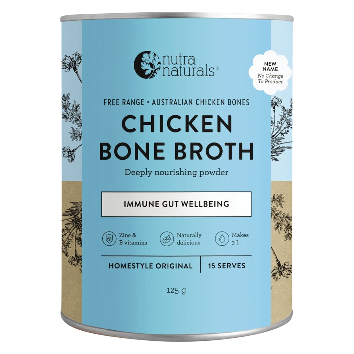 Thumbnail Nutra Naturals Chicken Bone Broth Powder Homestyle Original 125g