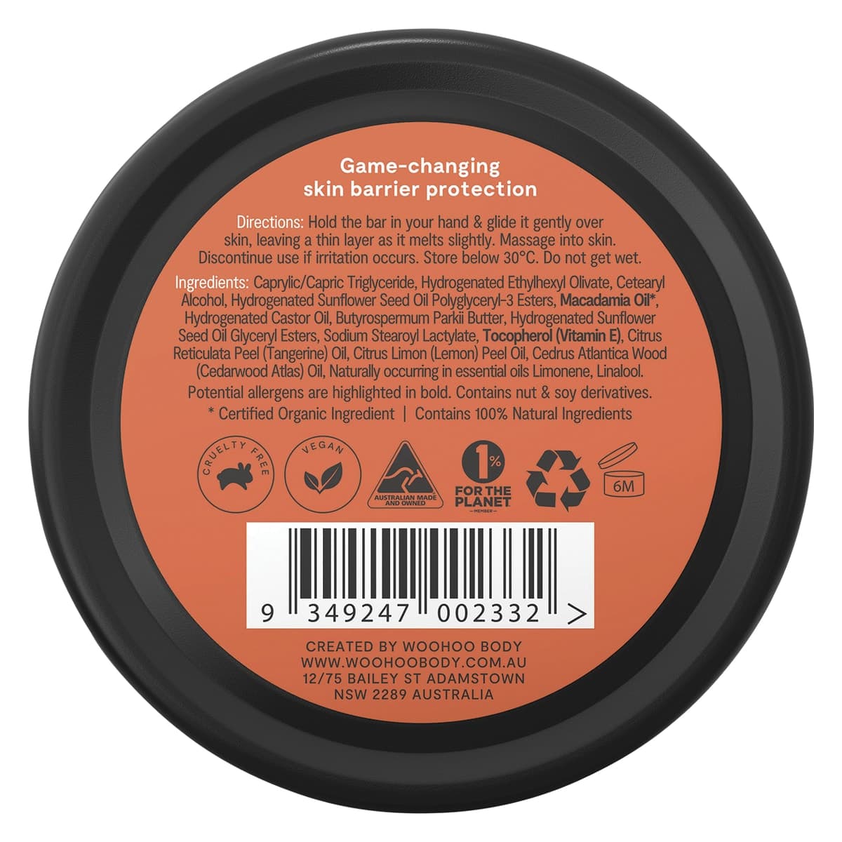 Thumbnail Woohoo Body Bestie Solid Body Moisturiser For Dry Skin & Tattoo Care - 70g