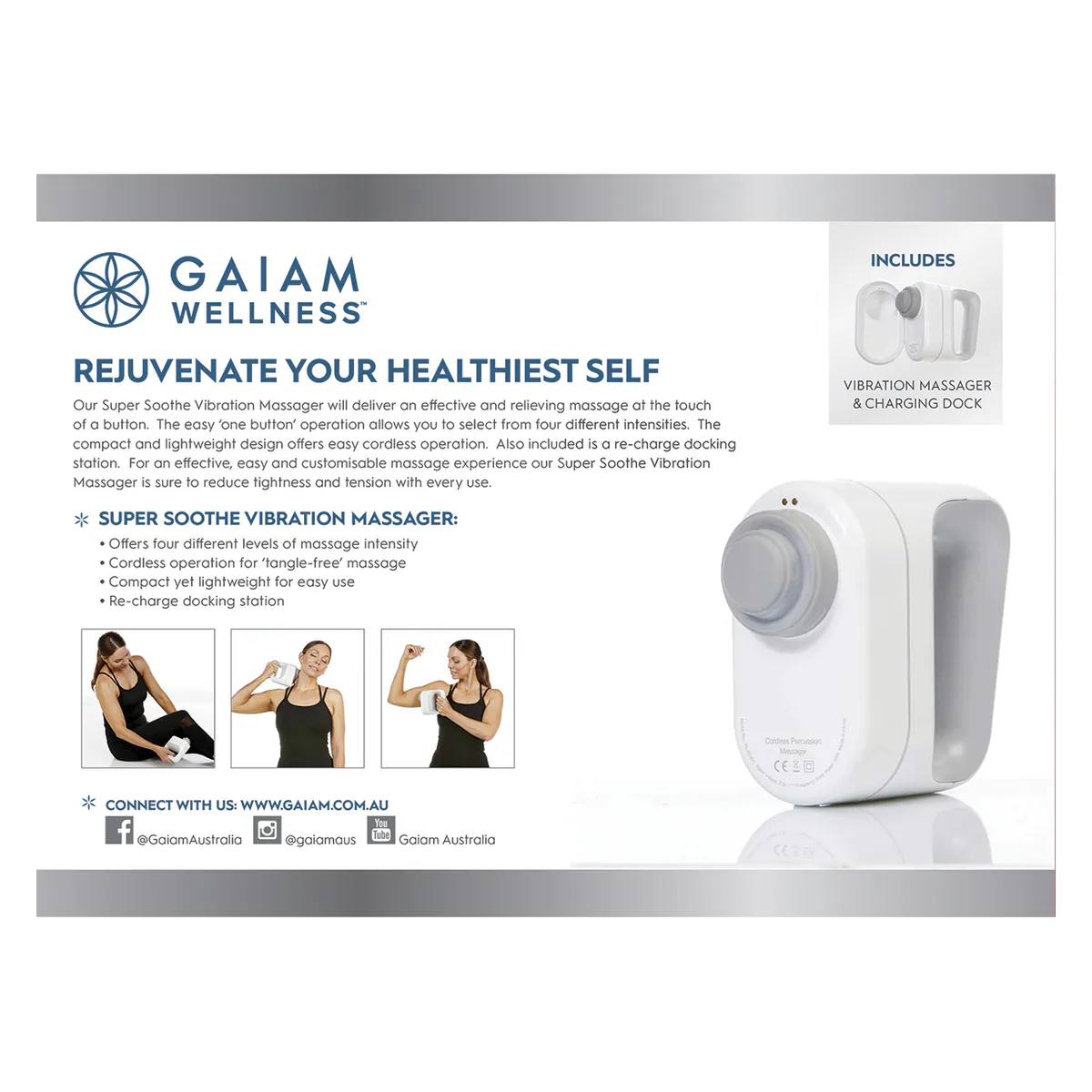 Thumbnail Gaiam Super Soothe Vibration Massager