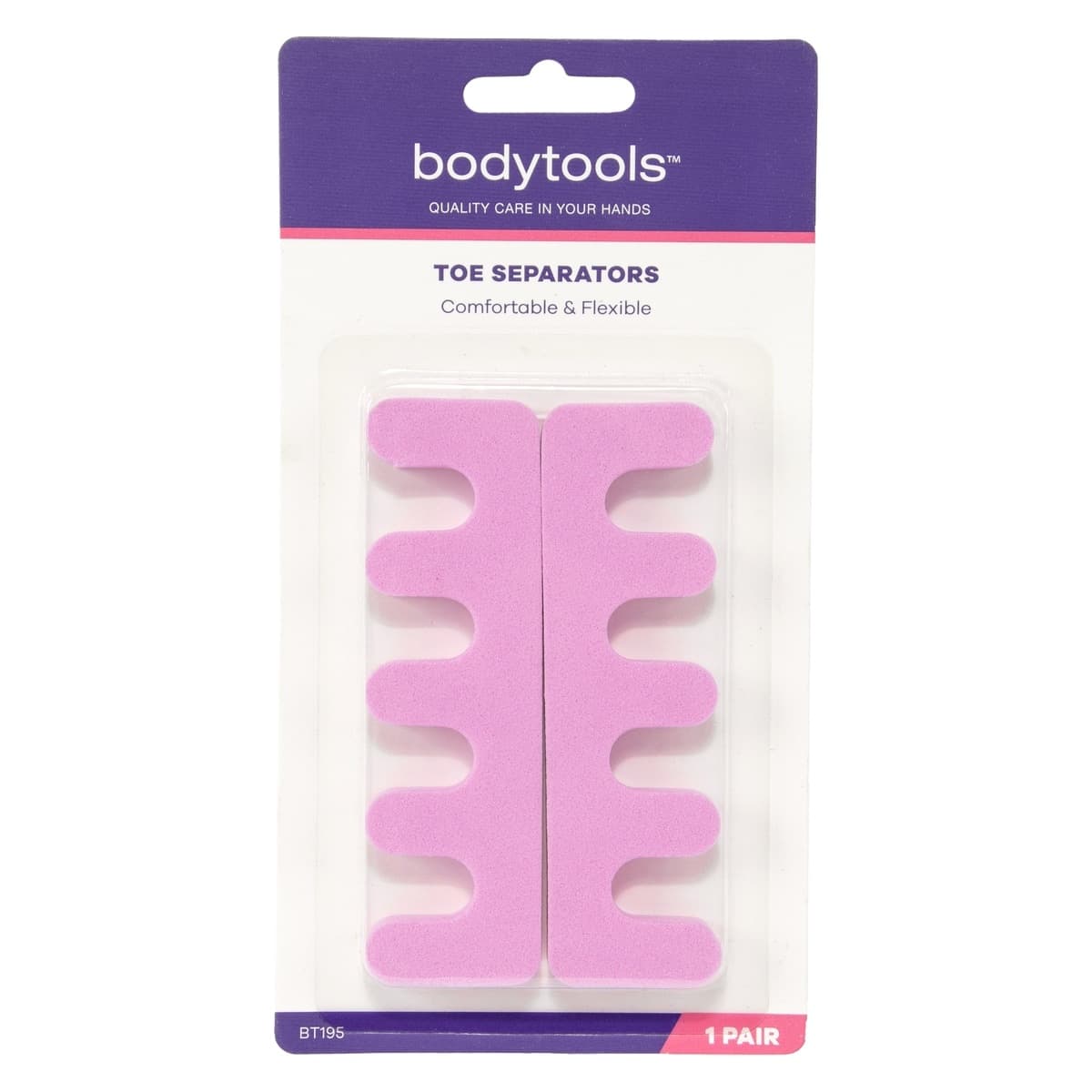 Thumbnail Bodytools Toe Separators 1 Pair Assorted Colours