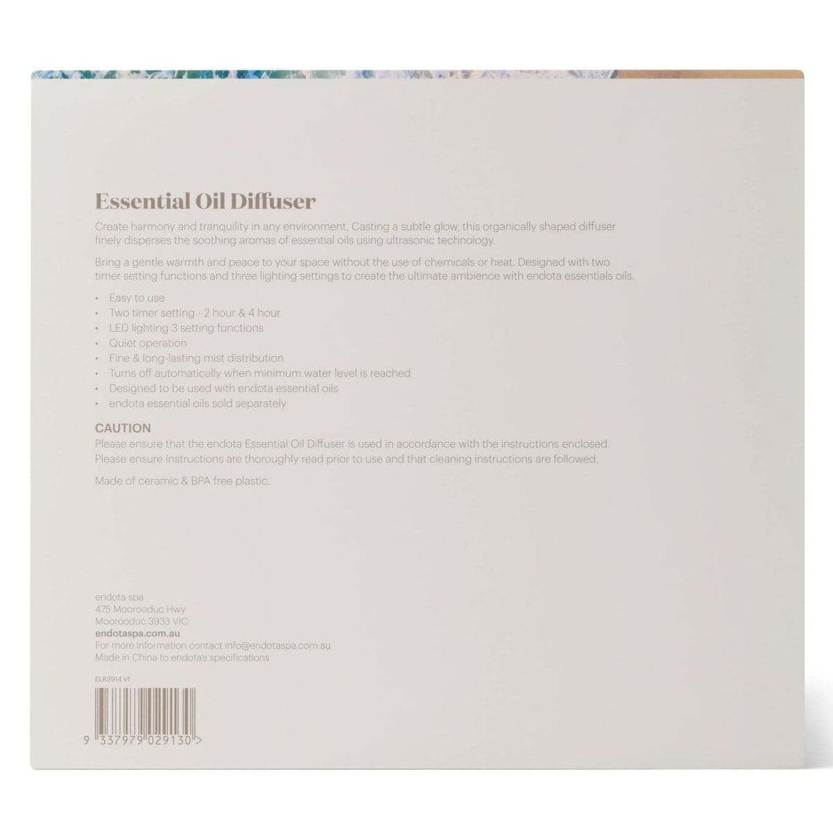 Thumbnail Endota Livewell Essential Oil Diffuser