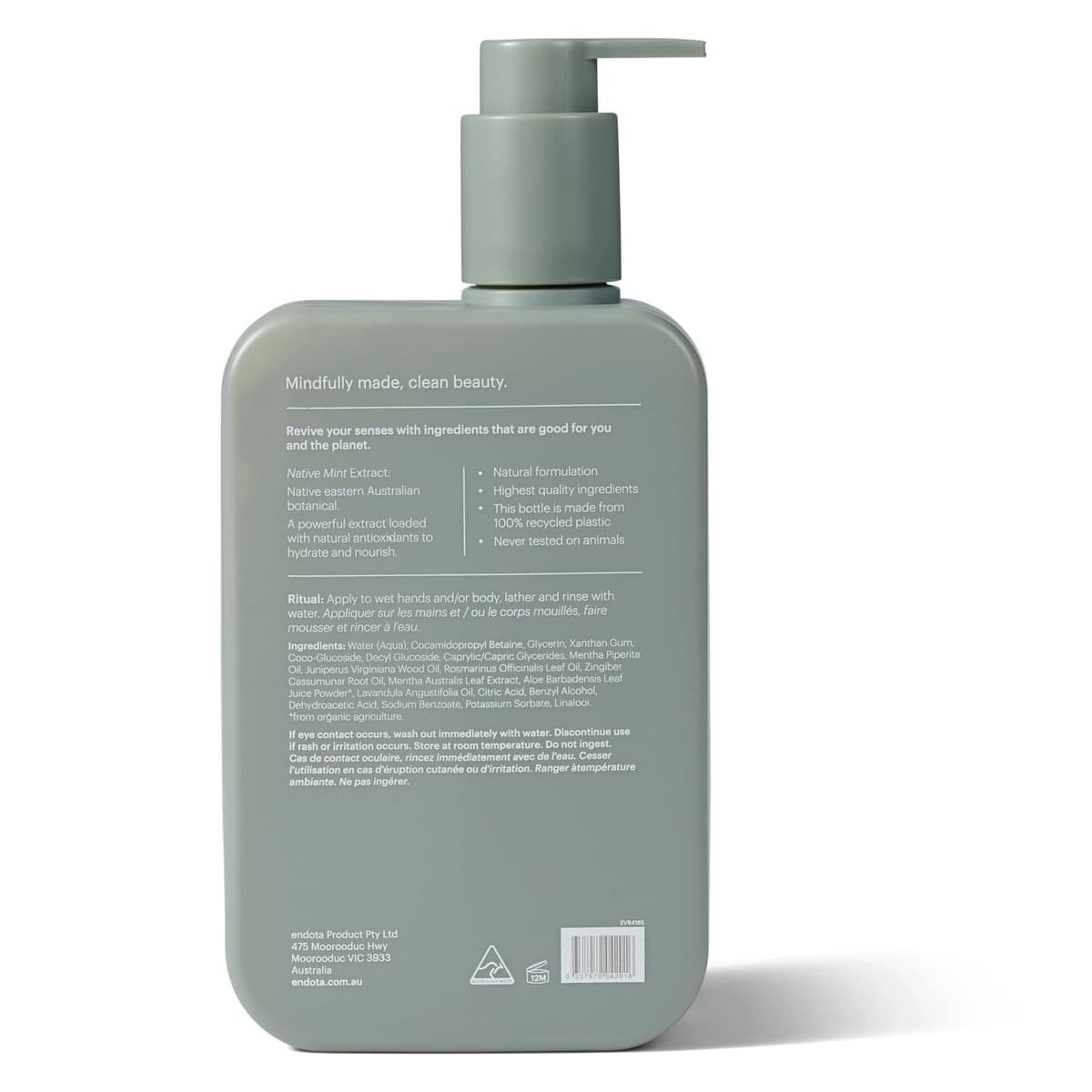 Thumbnail Endota Clean Native Mint & Cedarwood Hand & Body Wash 500ml