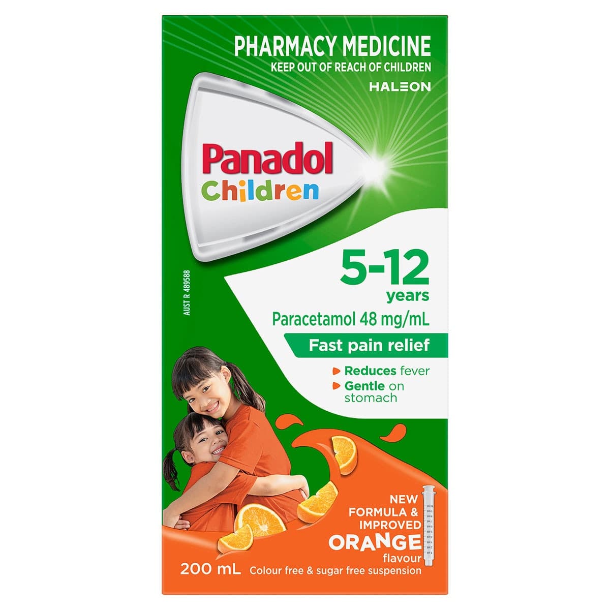 Thumbnail Panadol Children Suspension 5-12 Years Colour & Sugar Free Orange 200ml