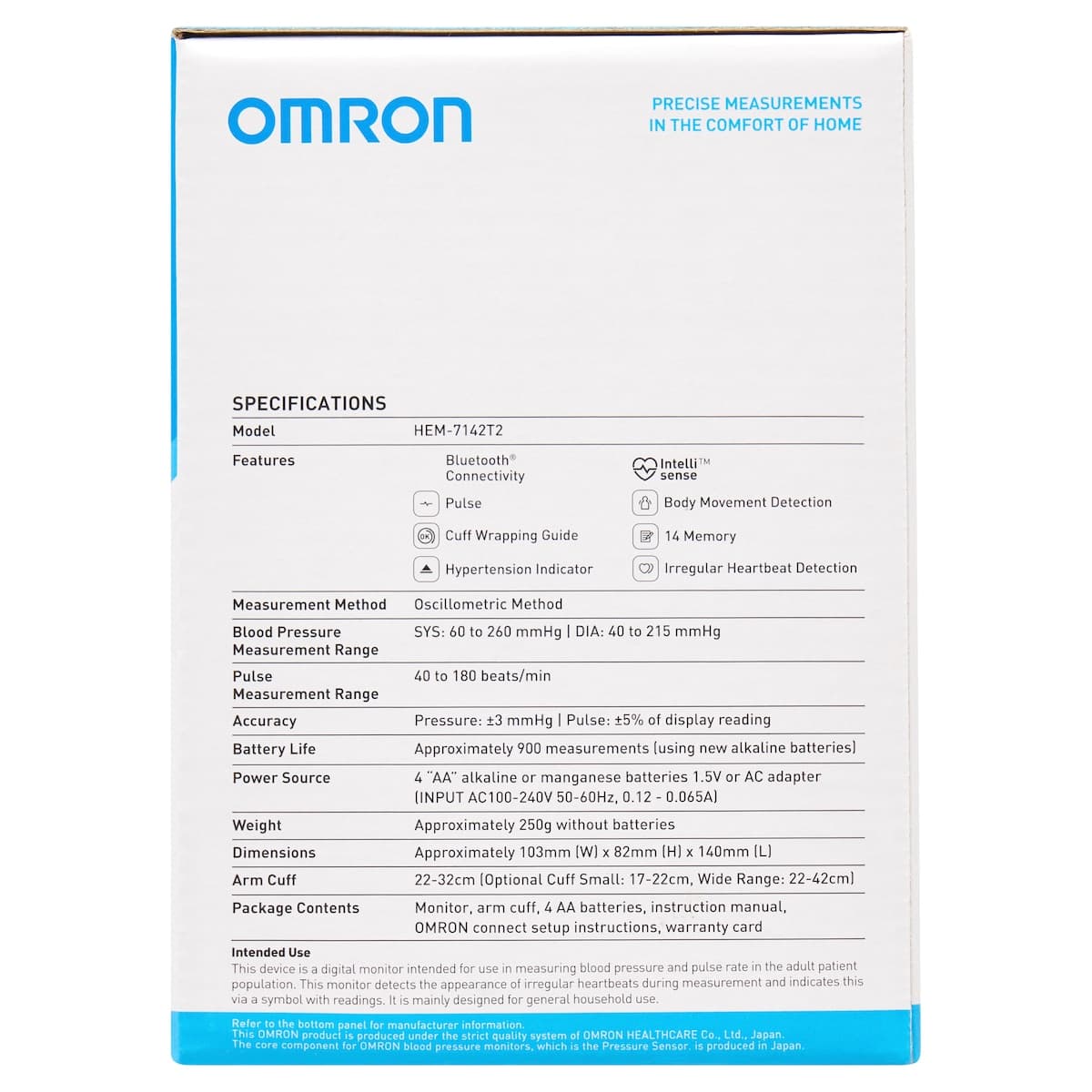 Thumbnail Omron HEM7142T1 Standard Blood Pressure Monitor