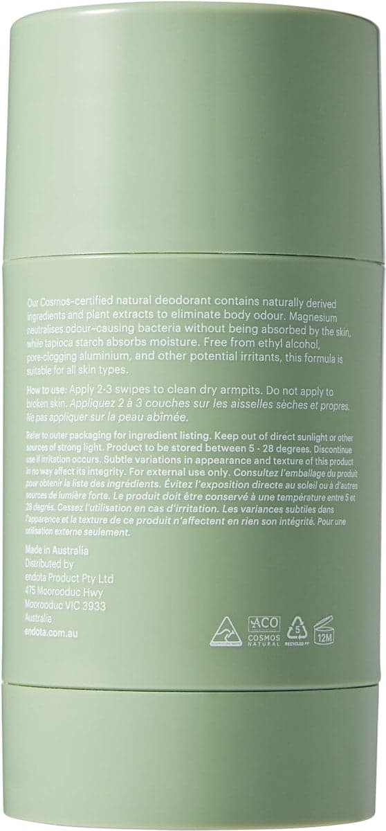 Thumbnail Endota Organics Natural Deodorant 75g