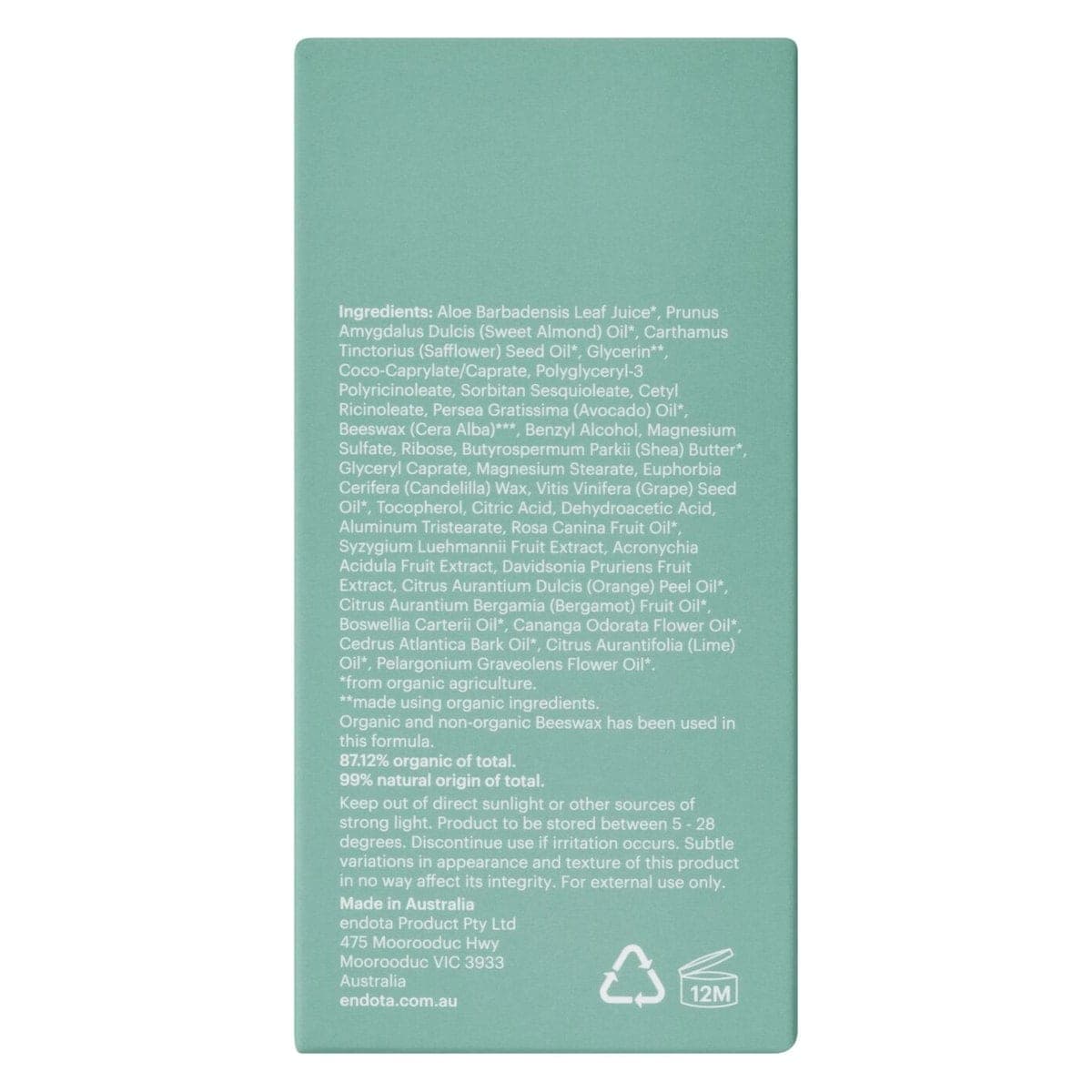 Thumbnail Endota Organics Deep Hydration Night Cream 50ml