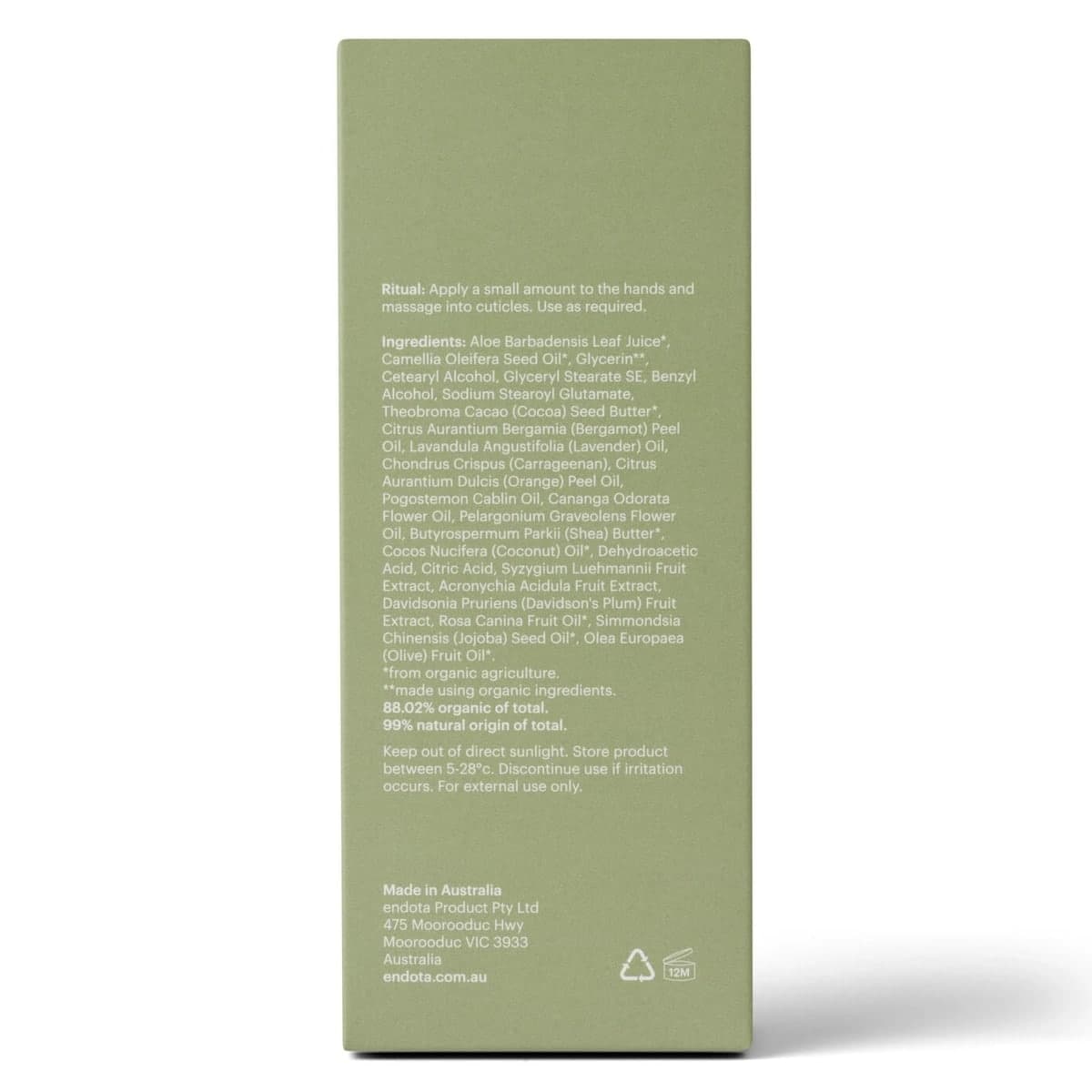 Thumbnail Endota Hand Therapy Signature Blend 90ml