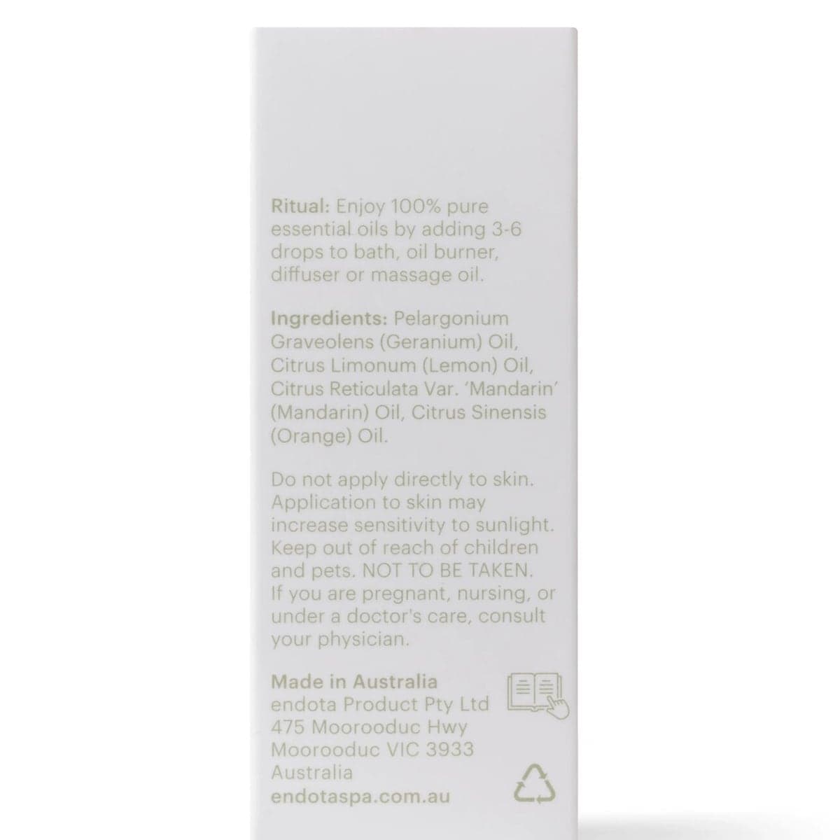 Thumbnail Endota Livewell Clarity Essential Oil 10ml