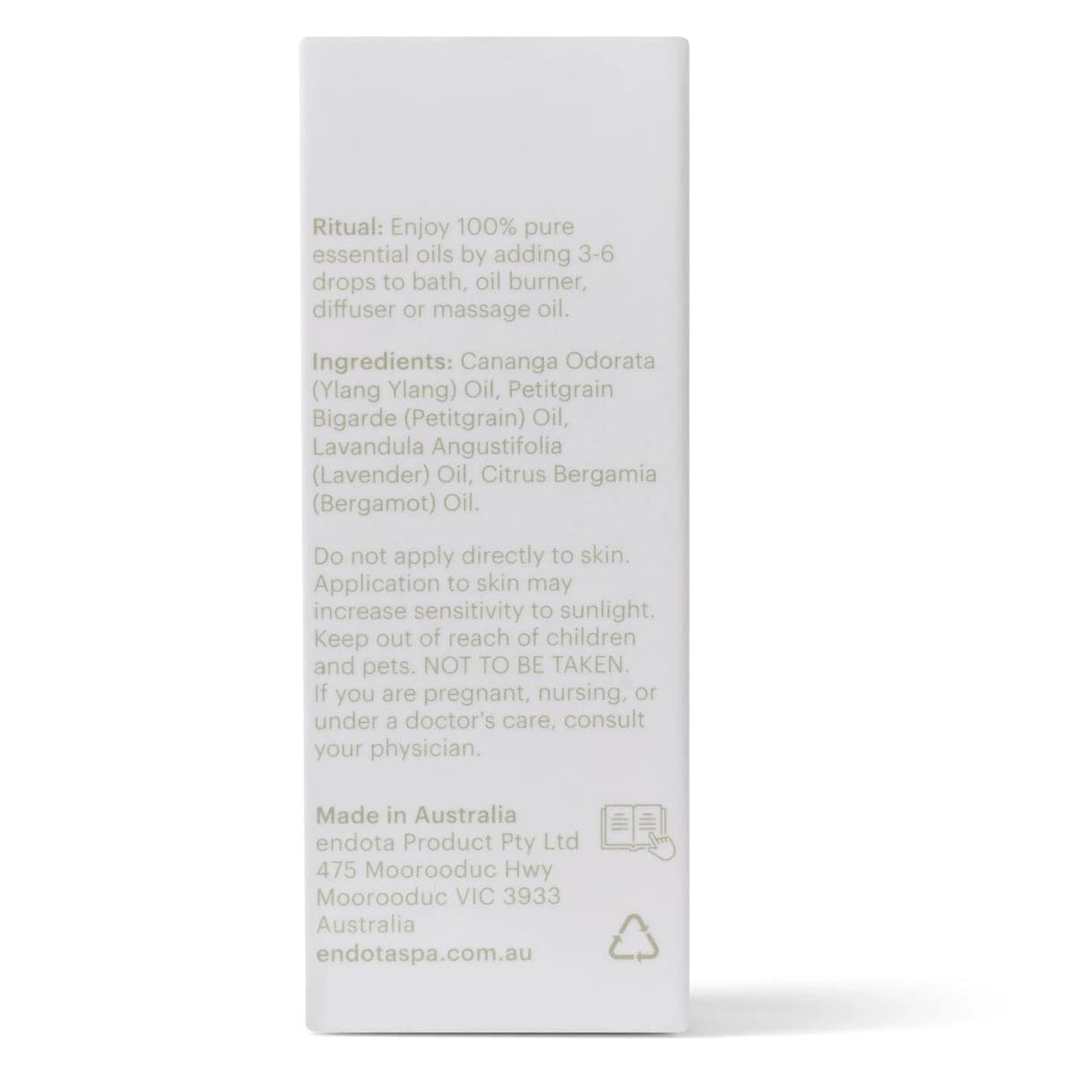 Thumbnail Endota Livewell Essential Oil Calm 10ml