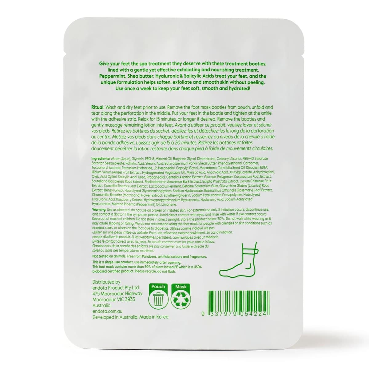 Thumbnail Endota Nourishing Foot Mask 18ml