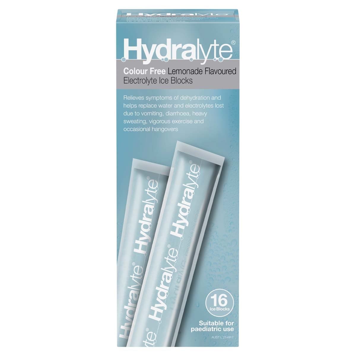 Thumbnail Hydralyte Electrolyte Ice Blocks Lemonade Flavour 16 Pack
