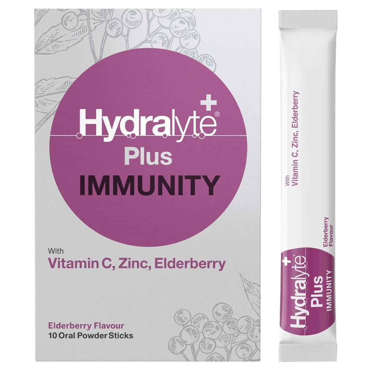 Thumbnail Hydralyte Plus Immunity Powder Sticks 10 Pack