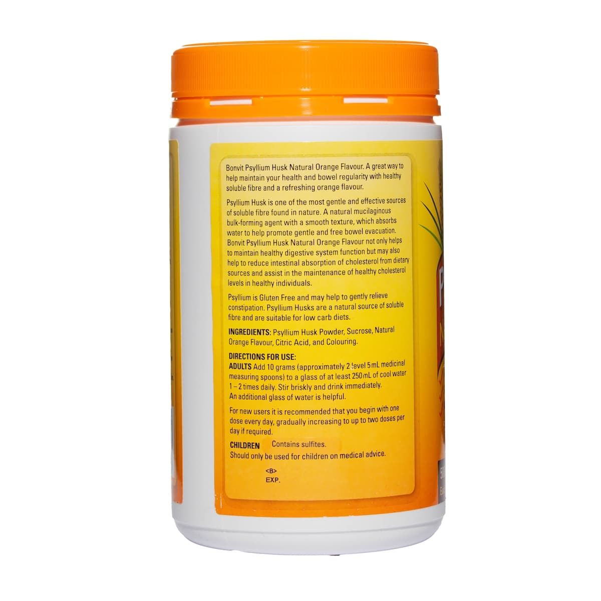 Thumbnail Bonvit Psyllium Husk Powder Orange Flavour 500g