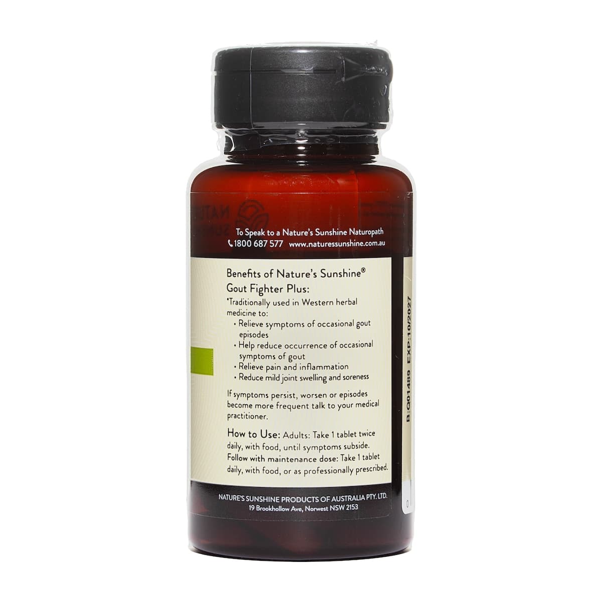Thumbnail Nature's Sunshine Gout Fighter Plus 60 Tablets