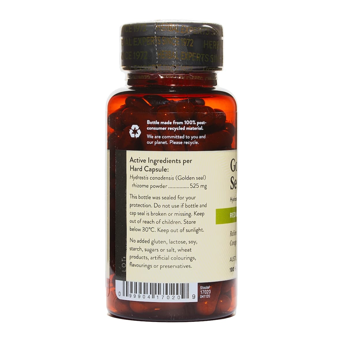 Thumbnail Nature's Sunshine Golden Seal 525mg 100 Capsules