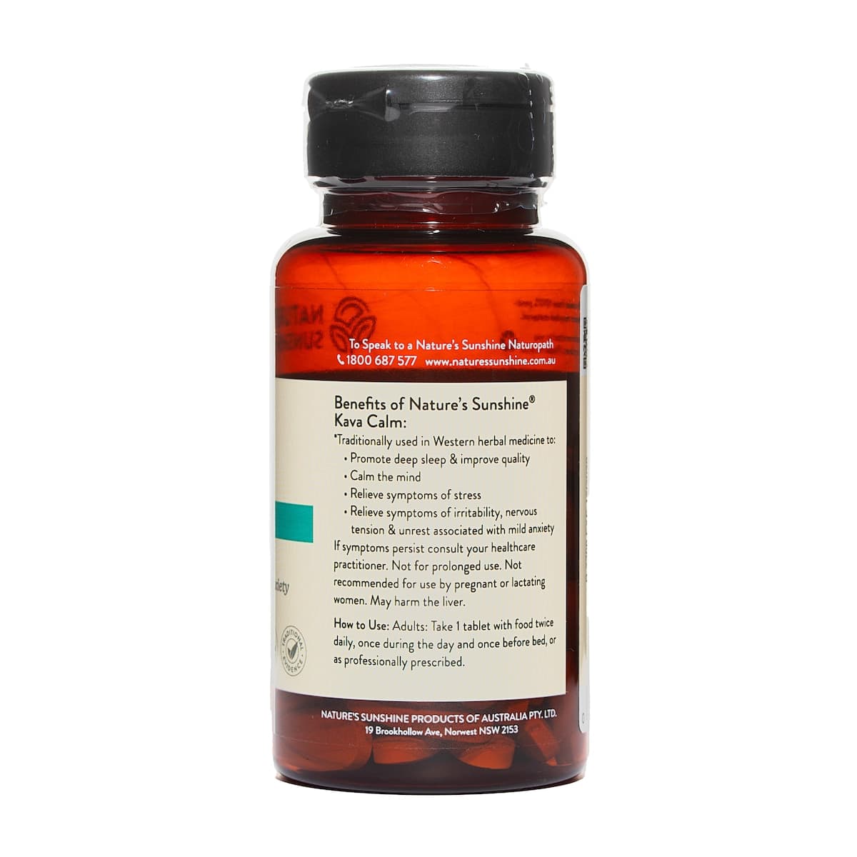 Thumbnail Natures Sunshine Kava Calm 60 Tablets