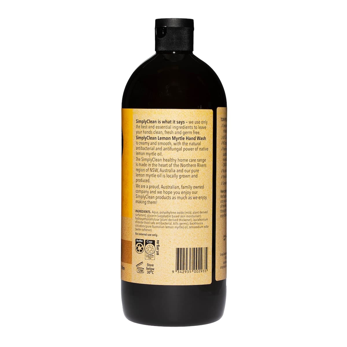 Thumbnail Simply Clean Lemon Myrtle Hand Wash 1L