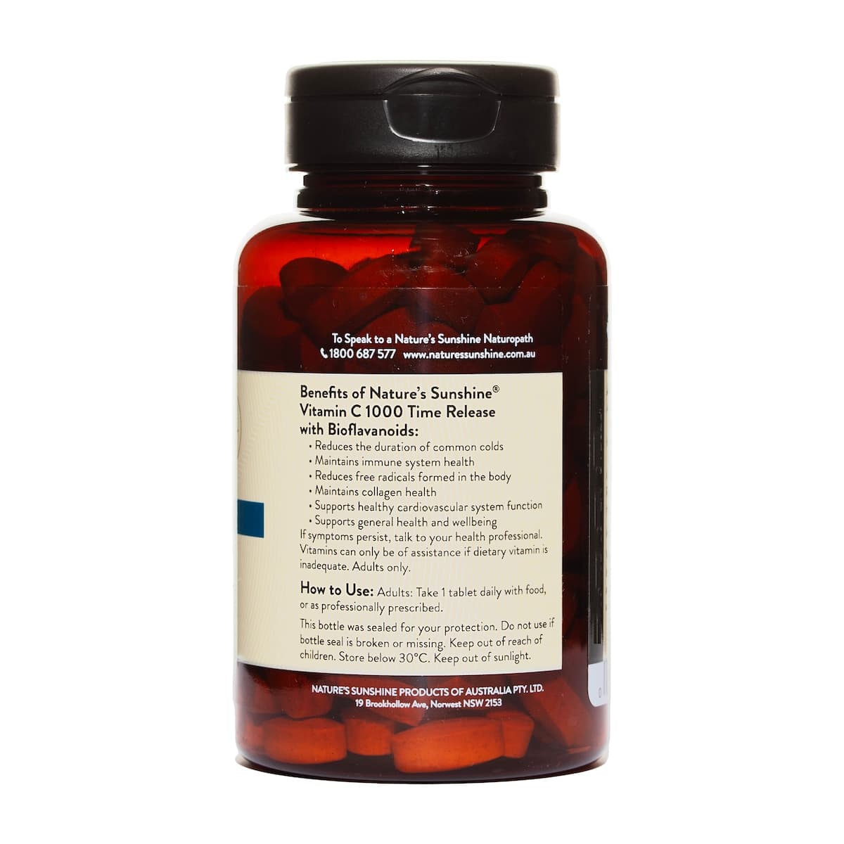 Thumbnail Nature's Sunshine Vitamin C Timed Release 1000mg 150 Tablets