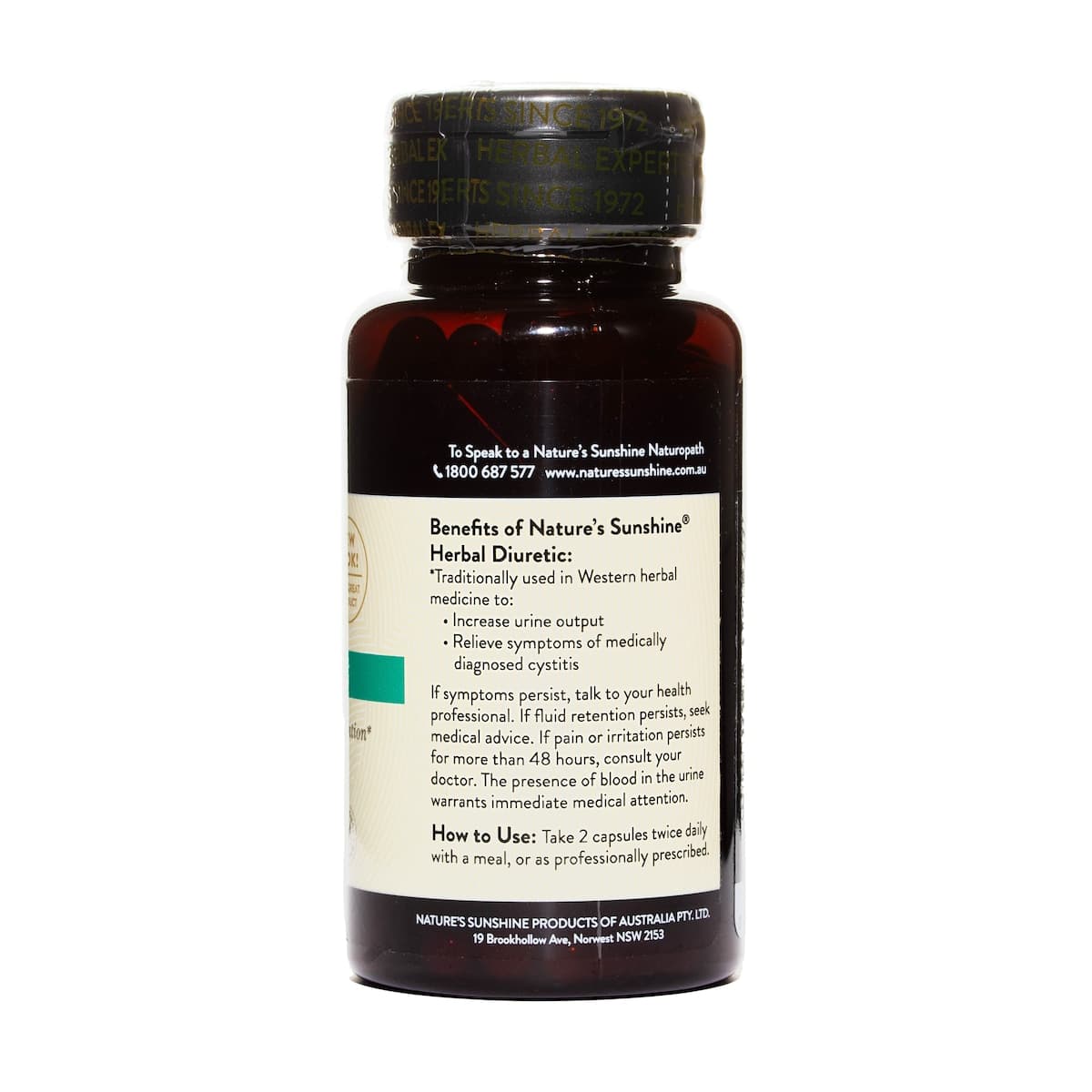 Thumbnail Nature's Sunshine Herbal Diuretic 415mg 100 Capsules