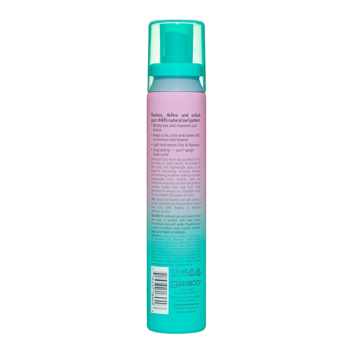 Thumbnail Giovanni Eco Chic Kids Curl Activator Spray 147ml