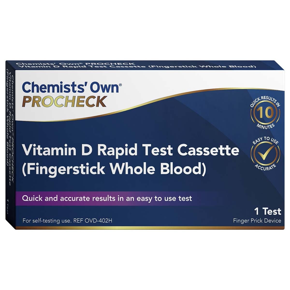 Thumbnail Chemists Own Procheck Vitamin D Rapid Test 1 Pack