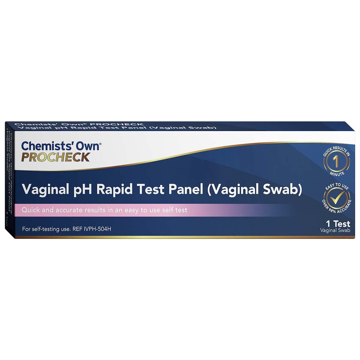 Thumbnail Chemists Own Procheck Vaginal Ph Rapid Test 1 pack